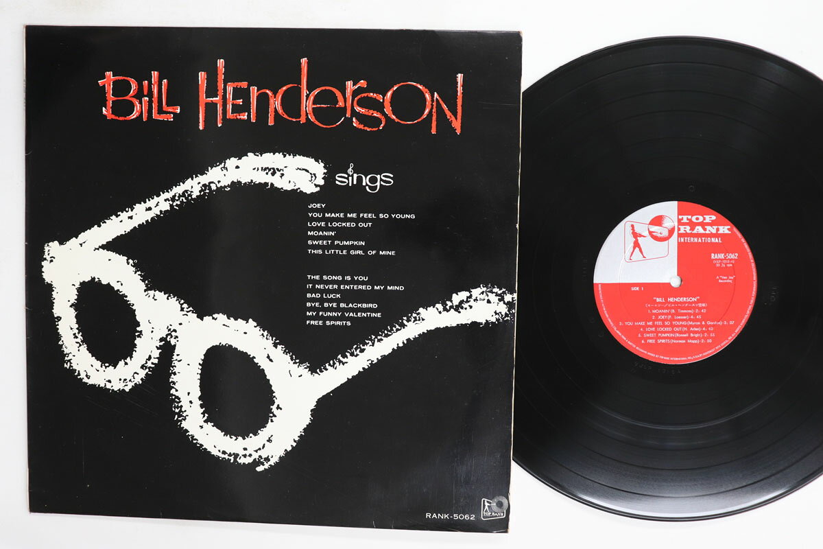 LP Bill Henderson モーニン / ビル・ヘンダースン登場 RANK5062 TOP RANK INTERNATIO /00260