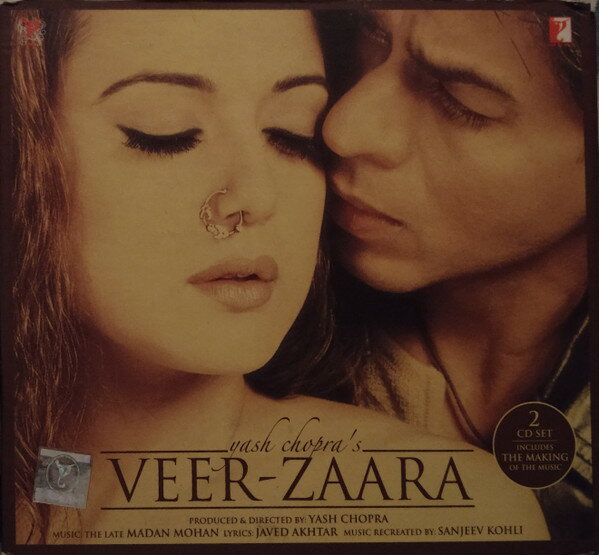 2discs CD Late Madan Mohan, Javed Akhtar Veer-zaara YRMCD90000 Yash Raj Music /00220