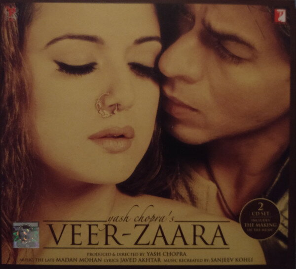 2discs CD Late Madan Mohan, Javed Akhtar Veer-zaara YRMCD90000 Yash Raj Music /00220