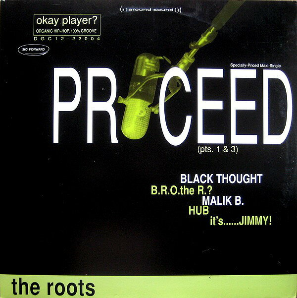 【中古】12” Roots Proceed (Pts. 1 &amp; 3) DGC1222004 DGC /00250