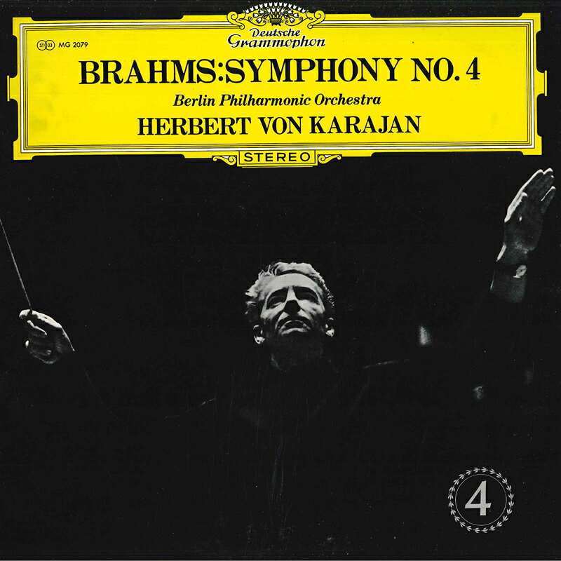 【中古】LP ヘルベルト・フォン・カラヤン, ブラームス: 交響曲第4番 MG2079 DEUTSCHE GRAMMOPHON /00400 recordcity-11042465 RECORD CITY 楽天市場店 パッケージ画像