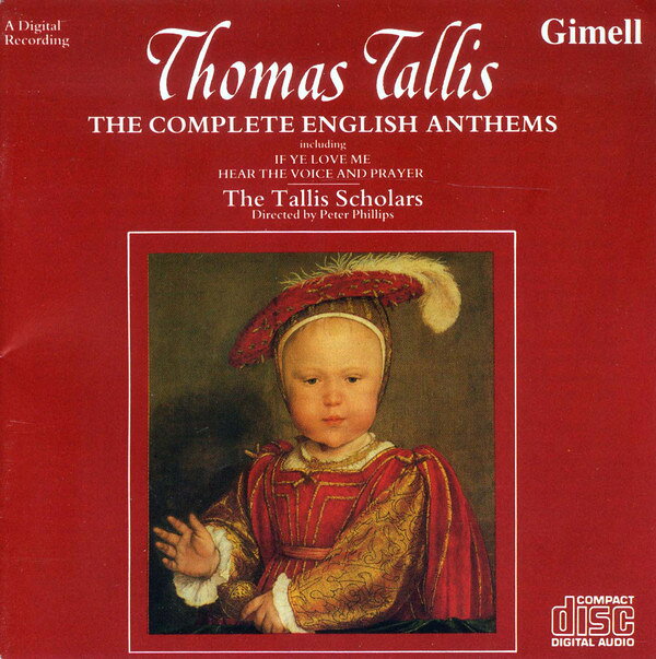 CD Thomas Tallis - The Tallis Sch Complete English Anthems CDGIM007 Gimell /00110