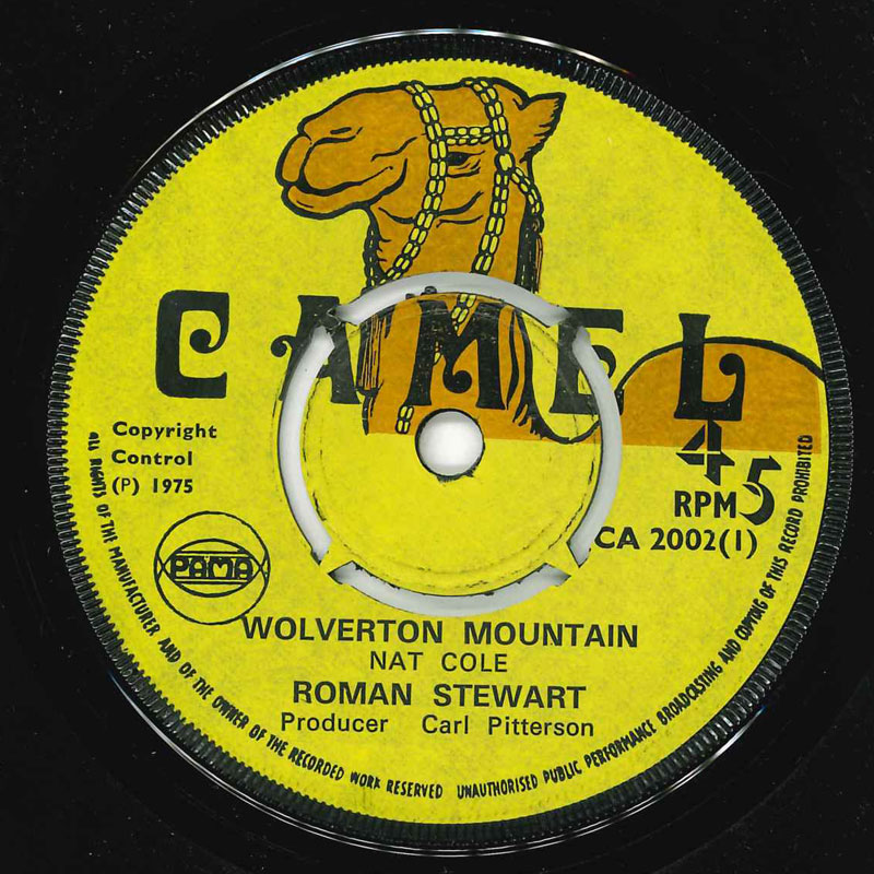 7” Roman Stewart Wolverton Mountain / (Version) CA2002 Camel UK Vinyl /00080