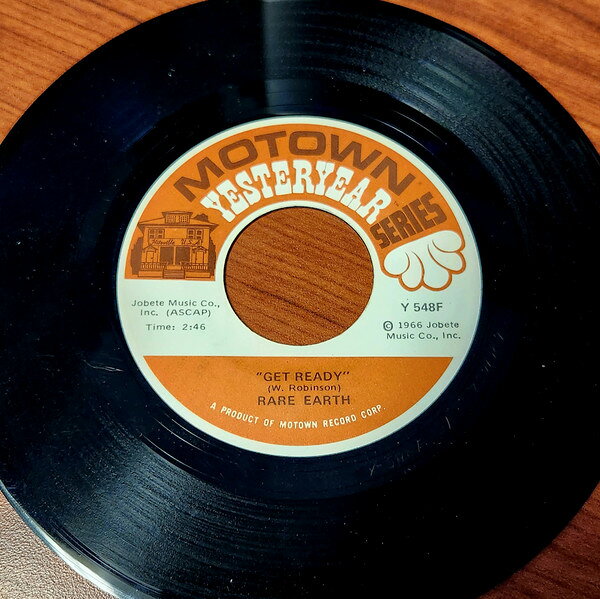 【中古】7” Rare Earth Get Ready / (I Know) Im Losing You Y548F Motown /00080