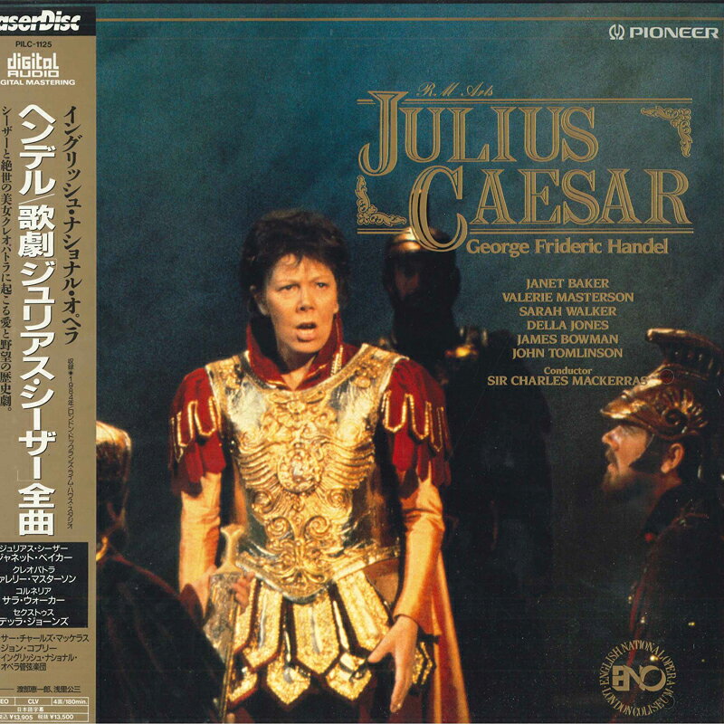 2discs LASERDISC Classical ジュリアス・シーザー*歌劇 PILC1125 POLYDOR /01200