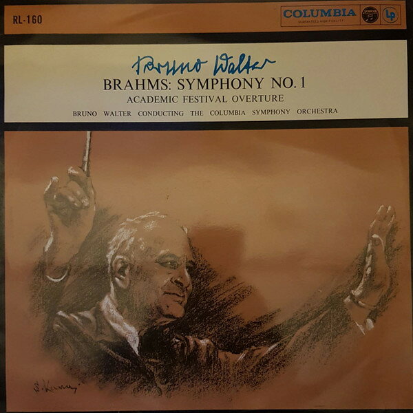 【中古】LP コロンビア交響楽団,ブルーノ・ ブラームス：交響曲第1番、大学祝典序曲 RL160 Columbia Masterworks recordcity-11217872 RECORD CITY 楽天市場店 パッケージ画像