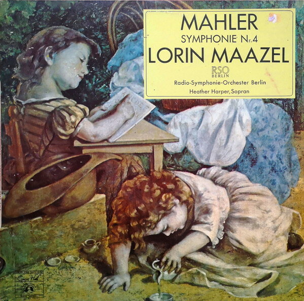 【中古】LP ロリン・マゼール, ベルリン放送 マーラー, 交響曲第4番ト長調 SMS2638 CONCERT HALL recordcity-11217875 RECORD CITY 楽天市場店 パッケージ画像