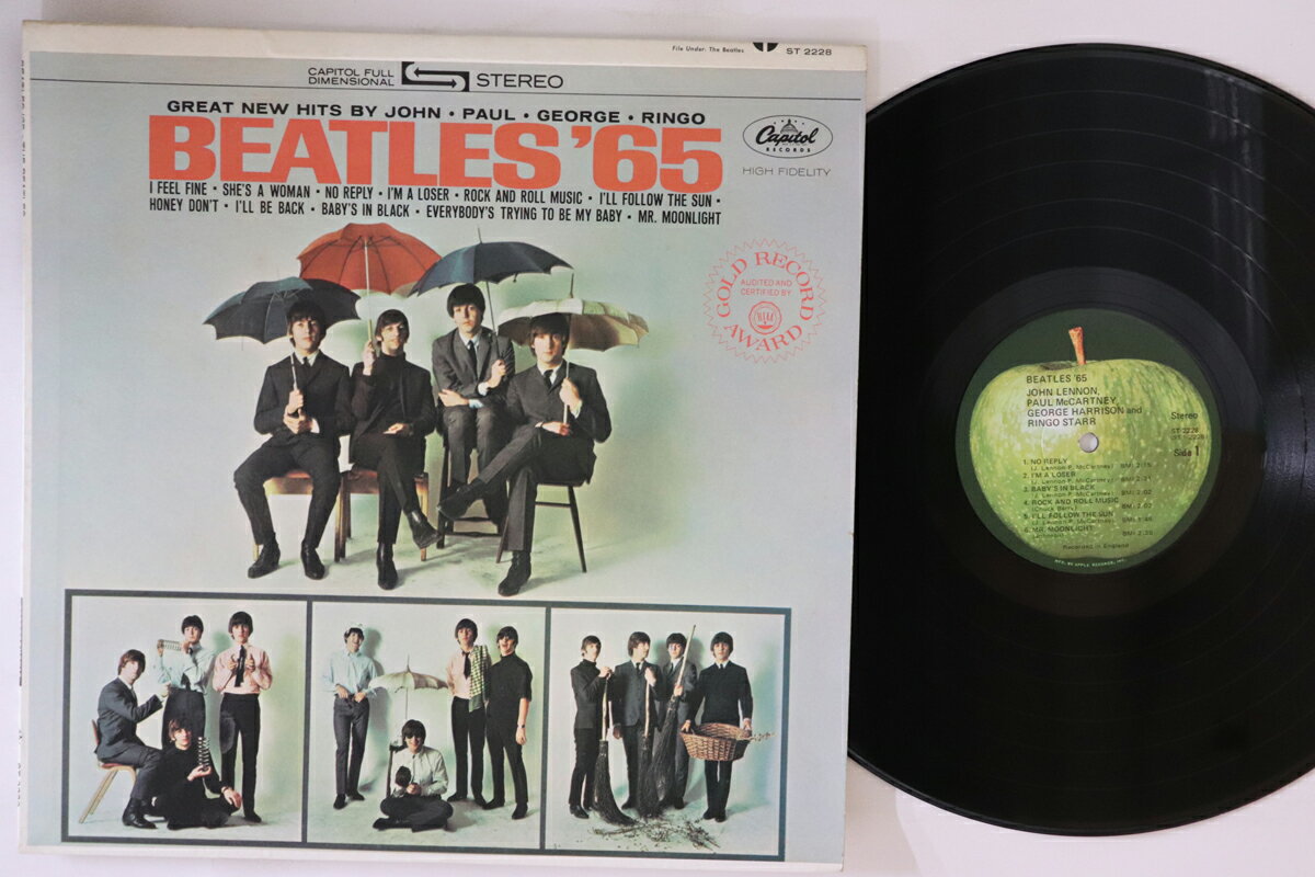 ・アーティスト Beatles ・タイトル Beatles '65 ・レーベル・型番 APPLE ST2228 ・フォーマット LPレコード ・コンディション(盤) 良い (VG+) ・コンディション(ジャケット) 良い (VG+) ・コンディション(帯) オビなし ・特記事項 実際に発送される商品の画像です 【ご購入前に必ずご確認ください】 ・本店サイト(www.recordcity.jp)とは価格、送料が違います ・本店サイト、その他支店のオーダーとは同梱発送できません ・注文確定後に別の注文を頂いた場合、注文同士の同梱は致しかねます。 ・別倉庫から発送しているため、店頭受け渡しは対応しておりません ・一部商品は他の通販サイトでも販売しているため、ご注文のタイミングによっては商品のご用意ができない場合がございます。 ・土日祝日はお休みです 金曜・祝前日9時以降のご連絡またはご入金は、返答または発送が週明け・祝日明けに順次対応となります。 ・ご購入後のキャンセル不可 ご購入後のキャンセルはいかなる理由においてもお受けできません。ご了承の上、ご購入くださいませ。 ・日本郵便(ゆうパック/ゆうメール)によるお届けになります。 ・中古品であることをご理解ください 当ストアでは中古商品を主に販売しております。中古品であることをご理解の上ご購入ください。また、一部商品はRecordCityオンラインストアで試聴可能です。 ・返品について お客様のご都合による返品は一切承っておりません。 表記の内容と実際の商品に相違がある場合、また針飛び等で返品・返金をご希望される場合は、商品の到着後1週間以内にご連絡ください。商品の返送をこちらで確認後、キャンセル・返金を行います。 コンディションVG以下の商品は返品できません。プレイに影響のない表面のこすれ傷、プレス起因のノイズ盤は返品の対象外です。 【コンディション表記】 ・ほぼ新品(M-)(Like New) 完全な新品。未使用。当店ではほぼ使用しません ・非常に良い(EX)(Excellent) 中古盤として美品な状態。わずかな経年を感じるものの傷みを感じさせない、当店基準で最高の状態 ・良い(VG+)(Very Good Plus) 丁寧に扱われた中古品で、軽い使用感がみられる。 ・可(VG)(Acceptable) 使い込まれた中古品で、「良い」よりもさらに使用感がみられる。 ・悪い(VG-)(Bad) 状態が悪いアイテム。使用の保障はなく、再生不可、針飛び、目立つノイズがあるかもしれない。状態によるクレーム不可。返品不可。 ・非常に悪い(G)(Very Bad) 「悪い」よりさらに状態が悪いアイテム。使用の保障はなく、再生不可、針飛び、目立つノイズがあるかもしれない。状態によるクレーム不可。返品不可。 ・ジャンク(Fair)(Junk/Fair) 割れている、反っている、水ダメージがある、カビ、ジャケットが分離している、ひどい書き込み、ひどい擦れなど最低の状態。使用の保障はなく、再生不可、針飛び、目立つノイズがあるかもしれない。状態によるクレーム不可。返品不可。 ・ジャンク(Poor)(Junk/Poor) 割れている、反っている、水ダメージがある、カビ、ジャケットが分離している、ひどい書き込み、ひどい擦れなど最低の状態。使用の保障はなく、再生不可、針飛び、目立つノイズがあるかもしれない。状態によるクレーム不可。返品不可。