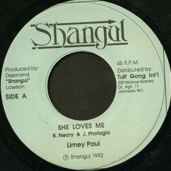 7” Limey Paul She Loves Me none Shangul /00080