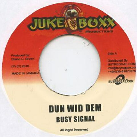 7” Busy Signal / G Whizz Dun Wid Dem / Nuh Wah Si Dem ST1753 Juke Boxx/Buyreggae /00048