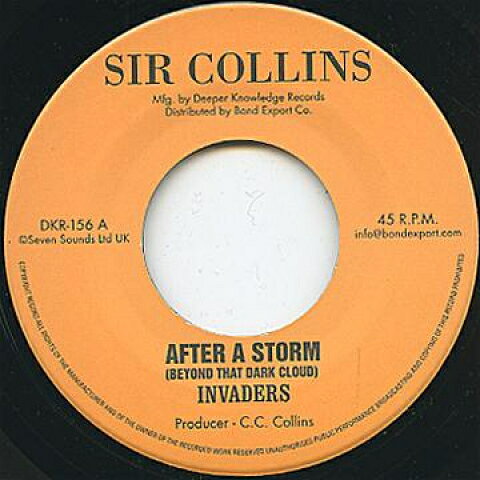 7” Invaders After A Storm / This Life Im Living DKR156 Sir Collins/Digikill /00048