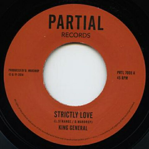 7” King General Strictly Love / Jamdown To Stamford Hill PRTL7008 Partial UK /00048