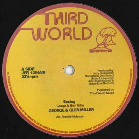 12” George, Glen Miller / Millers Easing / Version JFR1264 Third World/Jah Fing /00207