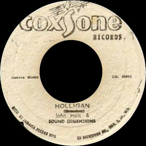7” Pablove Black / John Holt &amp; So Jamrec Dub / Holligan CS00094 Coxsone Records /00080