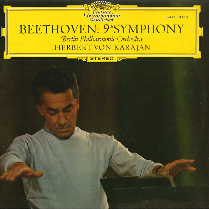 【中古】LP Herbert Von Karajan, Berlin Ph Beethoven: Symphony No. 9 Op.125 10...