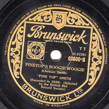 78RPM/SP Pine Top Smith Pinetops Blues / Pinetops Boogie Woogie 03600 BRUNSWICK /00500