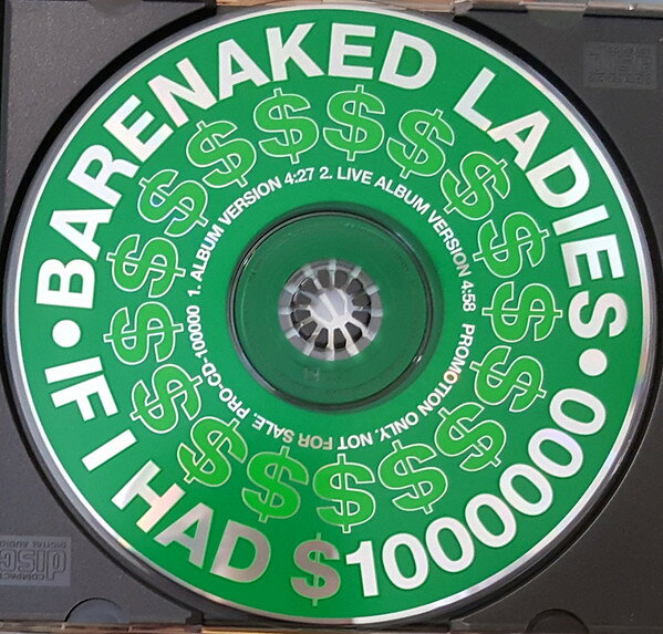 CD Barenaked Ladies If I Had $1000000 PROCD100000 Reprise プロモ /00110