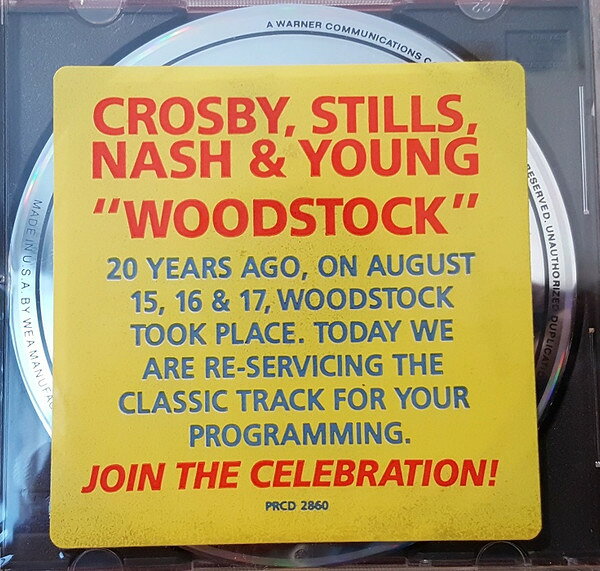 CD Crosby, Stills, Nash &amp; Young Woodstock PR28602 Atlantic プロモ 未開封 /00110