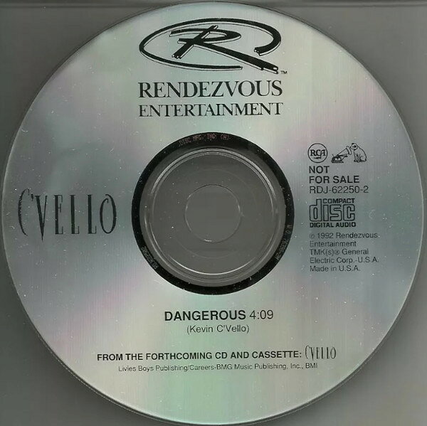 CD CVello Dangerous RDJ622502 Rendezvous Entertain プロモ /00110