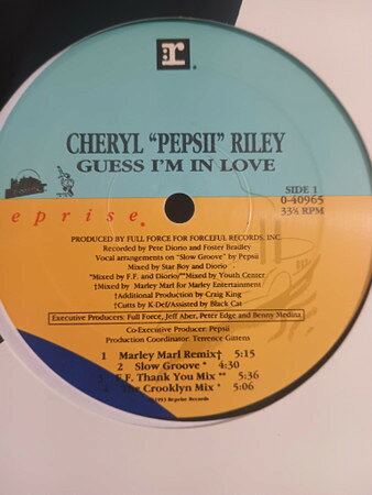 12” Cheryl Pepsii Riley Guess Im In Love 040965 Reprise Records /00250