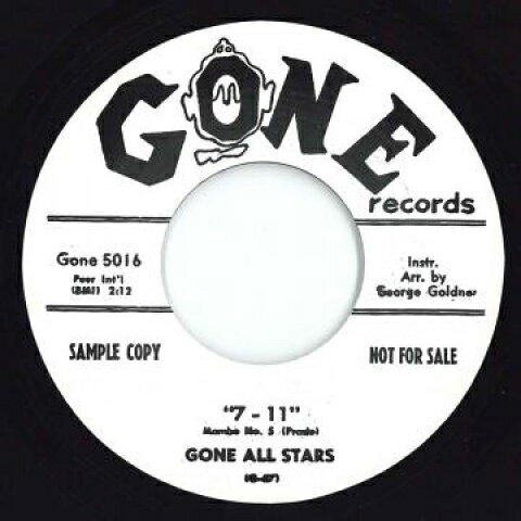 7” Gone All Stars 7-11 / Gee Gee Walk GONE5016,GONE20 Gone /00080