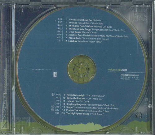 ・アーティスト Various ・タイトル Interscope Radio Compilation Volume 10 2004 ・レーベル・型番 INTERSCOPE UMCF053842 ・フォーマット CD ・コンディション(盤) 良い (VG+) ・コンディション(ジャケット) ・コンディション(帯) オビなし ・特記事項 【プロモ盤】 【Promotion Only】 サンプル画像です。実際の商品の画像ではありません 商品写真はバーコード/カタログ番号に対応したサンプル画像ですので、お送りする商品の画像ではありません。帯やライナーなどの付属品は、特記事項に記載されている場合のみ含まれます。プロモやカラーレコードなどの仕様についても、該当する場合のみ特記事項に記載しています。 【ご購入前に必ずご確認ください】 ・本店サイト(www.recordcity.jp)とは価格、送料が違います ・本店サイト、その他支店のオーダーとは同梱発送できません ・注文確定後に別の注文を頂いた場合、注文同士の同梱は致しかねます。 ・別倉庫から発送しているため、店頭受け渡しは対応しておりません ・一部商品は他の通販サイトでも販売しているため、ご注文のタイミングによっては商品のご用意ができない場合がございます。 ・土日祝日はお休みです 金曜・祝前日9時以降のご連絡またはご入金は、返答または発送が週明け・祝日明けに順次対応となります。 ・ご購入後のキャンセル不可 ご購入後のキャンセルはいかなる理由においてもお受けできません。ご了承の上、ご購入くださいませ。 ・日本郵便(ゆうパック/ゆうメール)によるお届けになります。 ・中古品であることをご理解ください 当ストアでは中古商品を主に販売しております。中古品であることをご理解の上ご購入ください。また、一部商品はRecordCityオンラインストアで試聴可能です。 ・返品について お客様のご都合による返品は一切承っておりません。 表記の内容と実際の商品に相違がある場合、また針飛び等で返品・返金をご希望される場合は、商品の到着後1週間以内にご連絡ください。商品の返送をこちらで確認後、キャンセル・返金を行います。 コンディションVG以下の商品は返品できません。プレイに影響のない表面のこすれ傷、プレス起因のノイズ盤は返品の対象外です。 【コンディション表記】 ・ほぼ新品(M-)(Like New) 完全な新品。未使用。当店ではほぼ使用しません ・非常に良い(EX)(Excellent) 中古盤として美品な状態。わずかな経年を感じるものの傷みを感じさせない、当店基準で最高の状態 ・良い(VG+)(Very Good Plus) 丁寧に扱われた中古品で、軽い使用感がみられる。 ・可(VG)(Acceptable) 使い込まれた中古品で、「良い」よりもさらに使用感がみられる。 ・悪い(VG-)(Bad) 状態が悪いアイテム。使用の保障はなく、再生不可、針飛び、目立つノイズがあるかもしれない。状態によるクレーム不可。返品不可。 ・非常に悪い(G)(Very Bad) 「悪い」よりさらに状態が悪いアイテム。使用の保障はなく、再生不可、針飛び、目立つノイズがあるかもしれない。状態によるクレーム不可。返品不可。 ・ジャンク(Fair)(Junk/Fair) 割れている、反っている、水ダメージがある、カビ、ジャケットが分離している、ひどい書き込み、ひどい擦れなど最低の状態。使用の保障はなく、再生不可、針飛び、目立つノイズがあるかもしれない。状態によるクレーム不可。返品不可。 ・ジャンク(Poor)(Junk/Poor) 割れている、反っている、水ダメージがある、カビ、ジャケットが分離している、ひどい書き込み、ひどい擦れなど最低の状態。使用の保障はなく、再生不可、針飛び、目立つノイズがあるかもしれない。状態によるクレーム不可。返品不可。