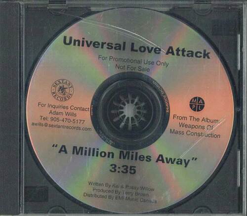 CD Universal Love Attack A Million Miles Away NONE SEXTANT プロモ /00110