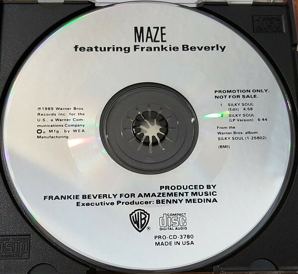 CD Maze, Frankie Beverly Silky Soul PROCD3780 Warner Bros プロモ /00110