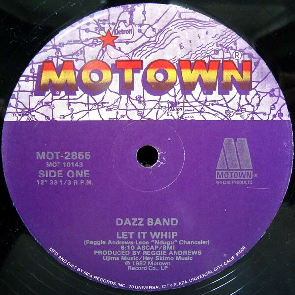 12” Dazz Band / Rick James Let It Whip / You And I MOT2855 Motown /00250