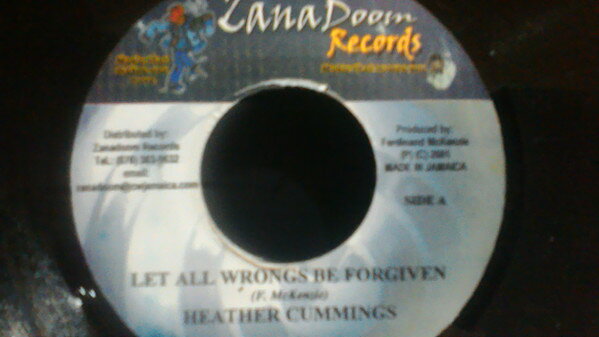7” Heather Cummings Let All Wrongs Be Forgiven NONE Zanadoom Records /00080