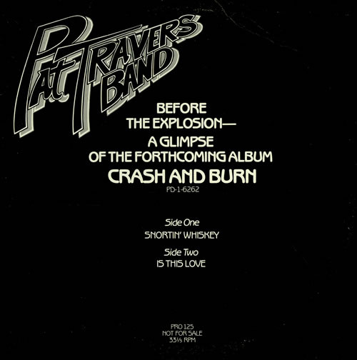 LP Pat Travers Pat Travers Before The Explosion PRO125PROMO PolyGram /00260