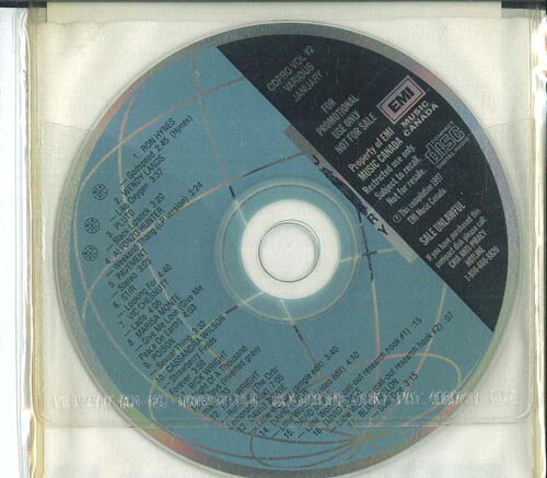・アーティスト Various ・タイトル Cdpro Vol. 31 January 1997 ・レーベル・型番 EMI MUSIC CANADA CDPROVOL2 ・フォーマット CD ・コンディション(盤) 良い (VG+) ・コンディション(ジャケット) カバーなし ・コンディション(帯) オビなし ・特記事項 【プロモ盤】 【Promotion Only】【ソフトケース入り（プラケースなし）】 サンプル画像です。実際の商品の画像ではありません 商品写真はバーコード/カタログ番号に対応したサンプル画像ですので、お送りする商品の画像ではありません。帯やライナーなどの付属品は、特記事項に記載されている場合のみ含まれます。プロモやカラーレコードなどの仕様についても、該当する場合のみ特記事項に記載しています。 【ご購入前に必ずご確認ください】 ・本店サイト(www.recordcity.jp)とは価格、送料が違います ・本店サイト、その他支店のオーダーとは同梱発送できません ・注文確定後に別の注文を頂いた場合、注文同士の同梱は致しかねます。 ・別倉庫から発送しているため、店頭受け渡しは対応しておりません ・一部商品は他の通販サイトでも販売しているため、ご注文のタイミングによっては商品のご用意ができない場合がございます。 ・土日祝日はお休みです 金曜・祝前日9時以降のご連絡またはご入金は、返答または発送が週明け・祝日明けに順次対応となります。 ・ご購入後のキャンセル不可 ご購入後のキャンセルはいかなる理由においてもお受けできません。ご了承の上、ご購入くださいませ。 ・日本郵便(ゆうパック/ゆうメール)によるお届けになります。 ・中古品であることをご理解ください 当ストアでは中古商品を主に販売しております。中古品であることをご理解の上ご購入ください。また、一部商品はRecordCityオンラインストアで試聴可能です。 ・返品について お客様のご都合による返品は一切承っておりません。 表記の内容と実際の商品に相違がある場合、また針飛び等で返品・返金をご希望される場合は、商品の到着後1週間以内にご連絡ください。商品の返送をこちらで確認後、キャンセル・返金を行います。 コンディションVG以下の商品は返品できません。プレイに影響のない表面のこすれ傷、プレス起因のノイズ盤は返品の対象外です。 【コンディション表記】 ・ほぼ新品(M-)(Like New) 完全な新品。未使用。当店ではほぼ使用しません ・非常に良い(EX)(Excellent) 中古盤として美品な状態。わずかな経年を感じるものの傷みを感じさせない、当店基準で最高の状態 ・良い(VG+)(Very Good Plus) 丁寧に扱われた中古品で、軽い使用感がみられる。 ・可(VG)(Acceptable) 使い込まれた中古品で、「良い」よりもさらに使用感がみられる。 ・悪い(VG-)(Bad) 状態が悪いアイテム。使用の保障はなく、再生不可、針飛び、目立つノイズがあるかもしれない。状態によるクレーム不可。返品不可。 ・非常に悪い(G)(Very Bad) 「悪い」よりさらに状態が悪いアイテム。使用の保障はなく、再生不可、針飛び、目立つノイズがあるかもしれない。状態によるクレーム不可。返品不可。 ・ジャンク(Fair)(Junk/Fair) 割れている、反っている、水ダメージがある、カビ、ジャケットが分離している、ひどい書き込み、ひどい擦れなど最低の状態。使用の保障はなく、再生不可、針飛び、目立つノイズがあるかもしれない。状態によるクレーム不可。返品不可。 ・ジャンク(Poor)(Junk/Poor) 割れている、反っている、水ダメージがある、カビ、ジャケットが分離している、ひどい書き込み、ひどい擦れなど最低の状態。使用の保障はなく、再生不可、針飛び、目立つノイズがあるかもしれない。状態によるクレーム不可。返品不可。