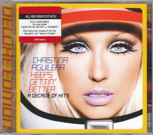 Artist Name: H - 【中古】2discs CD Christina Aguilera KEEPS GETTIN BETTER A DECADE OF HITS DVD 88697389232 RCA /00220