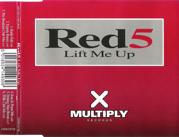 CD Red5 Lift Me Up CDMULTY30 Multiply Records /00110
