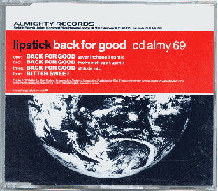 CD Lipstick Back For Good CDALMY69 Almighty Records /00110