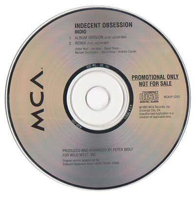 CD Indecent Obsession Indio MCA5P2253 MCA プロモ /00110