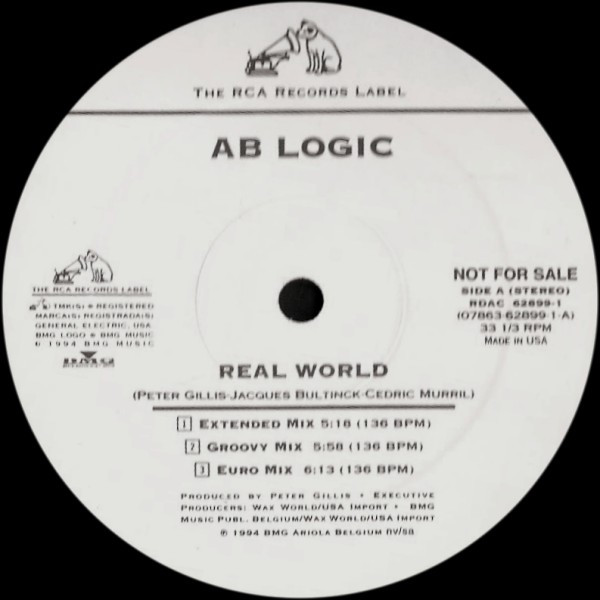 Artist Name: B - 【中古】12” Ab Logic Real World RDCA62899 /00250