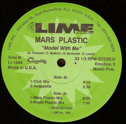 12” Mars Plastic Model With Me LI1044 Lime Inc. /00250
