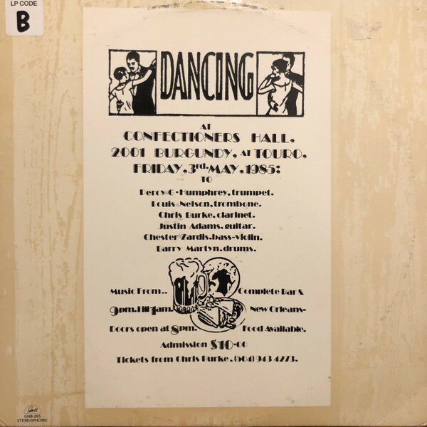 LP Various Dancing At Confectioners Hall GHB205 G.H.B. /00260
