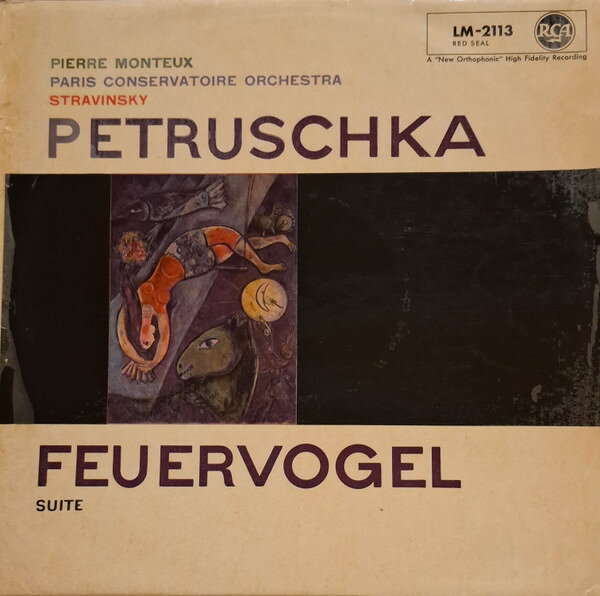 LP Pierre Monteux &amp; Orchestre De Petruschka Feuervogel Suite LM2113 RCA Victor /00260