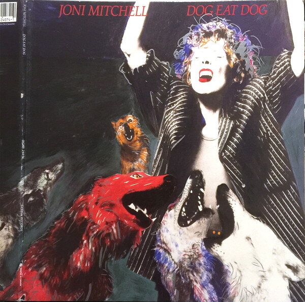 【中古】LP Joni Mitchell Dog Eat Dog XGHS24074 GEFFEN /00260