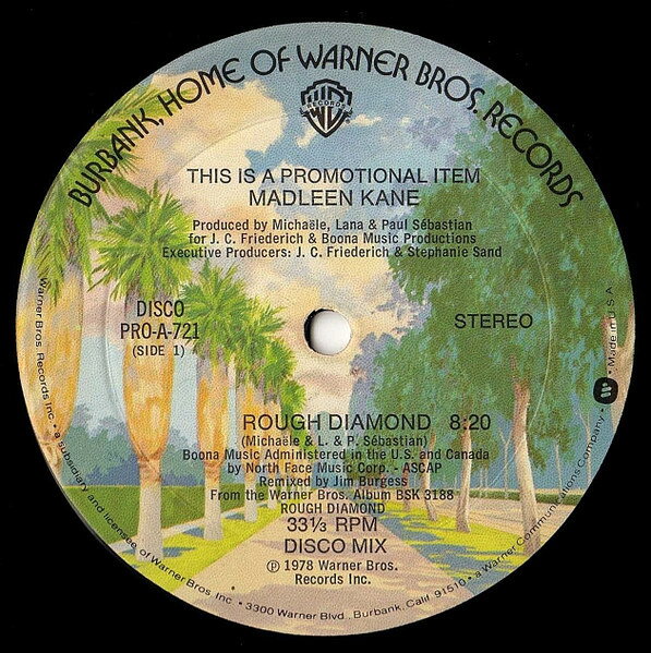 12” Madleen Kane Rough Diamond / Touch My Heart PROA721 Warner Bros. Records プロモ /00250