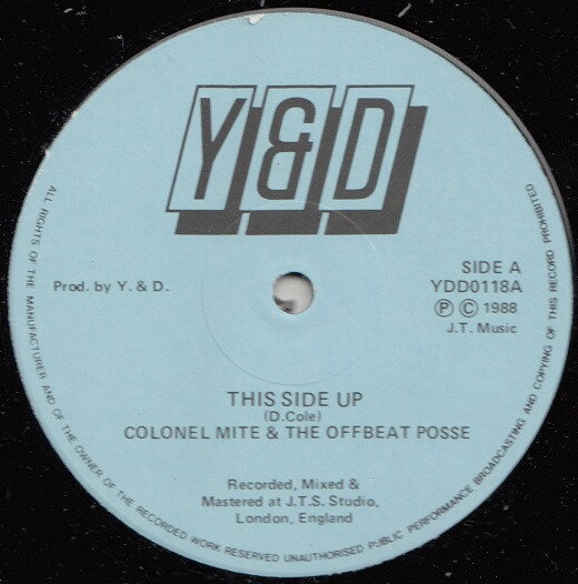 12” Colonel Mite/Offbeat Posse This Side Up / Stamina YDD0118 /00250