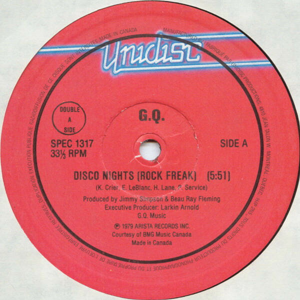 Artist Name: W - 【中古】12” G.q. / Rinder & Lewis / Secret Disco Nights (Rock Freak) / Lust / Flash In The Nig SPEC1317 UNIDISC /00250