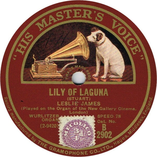 【中古】78RPM/SP Leslie James Lily Of Laguna / Just Imagine B2902 HIS MASTERS VOICE /00500
