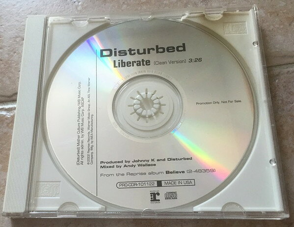 CD Disturbed Liberate PRCOCDR101122 Reprise プロモ /00110