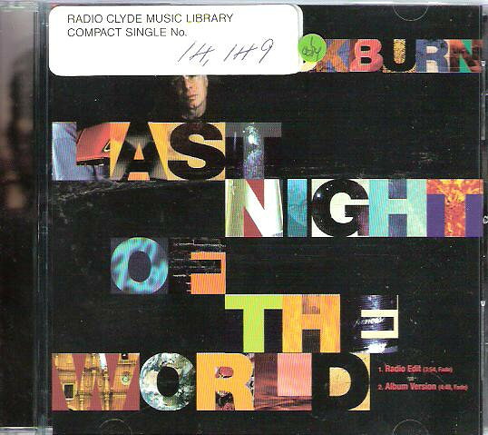CD Bruce Cockburn Last Night Of The World VRCD0407 Rykodisc プロモ 未開封 /00110