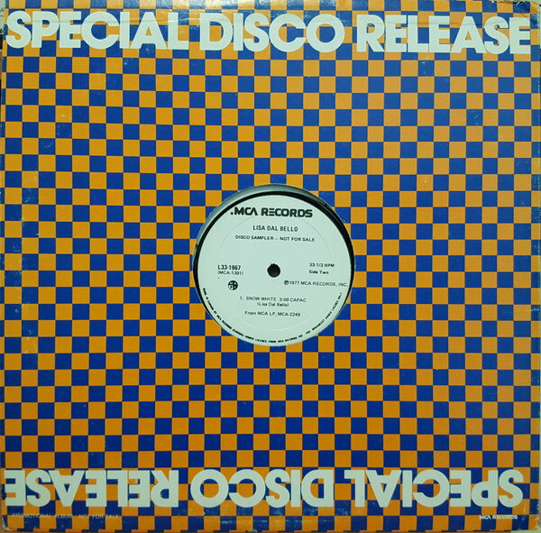 12” Lisa Dal Bello My Minds Made Up L331967PROMO MCA Records プロモ /00250