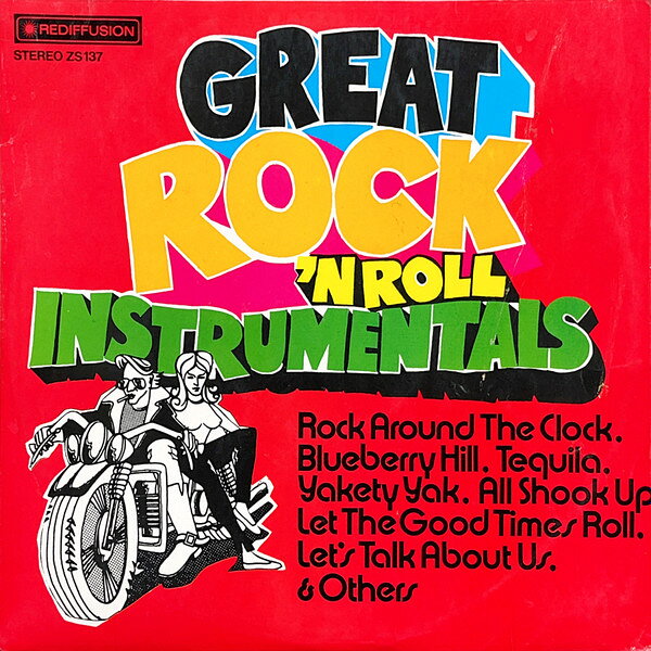 LP RockNRoll Band Great Rock N Roll Instrumentals RIMZS137 Rediffusion /00260