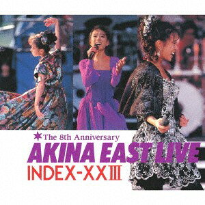 2discs CD 中森明菜 AKINA　EAST　LIVE　INDEX－??III WPCL133701 Warner Music Japan 未開封 /00220